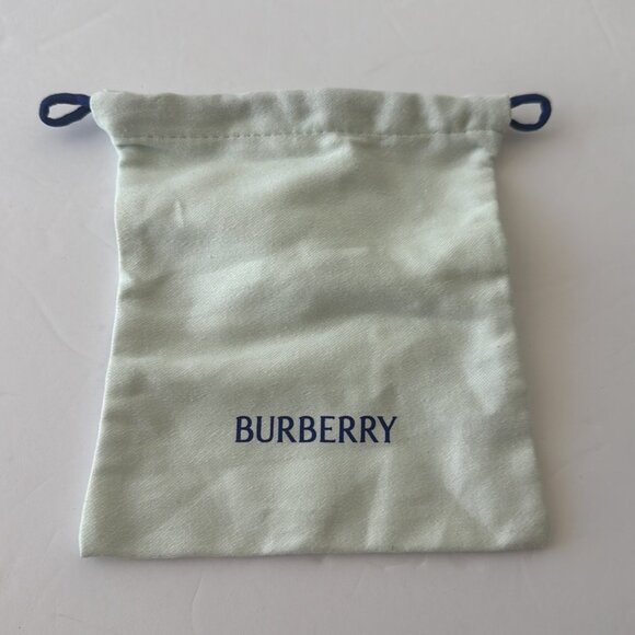 Burberry Authentic Mint Drawstring Pouch Small Dust Bag 6" x 7" - Picture 2 of 9